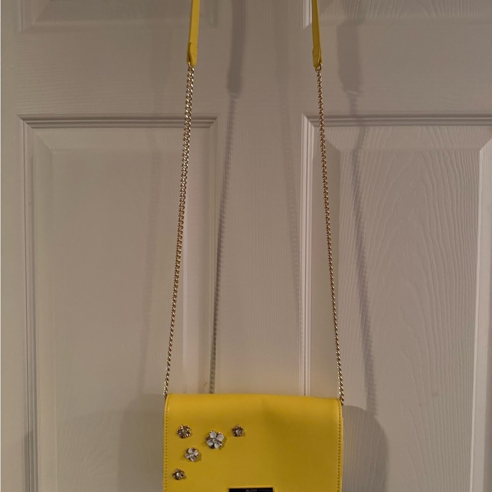 Aldo Yellow Crossbody Bag